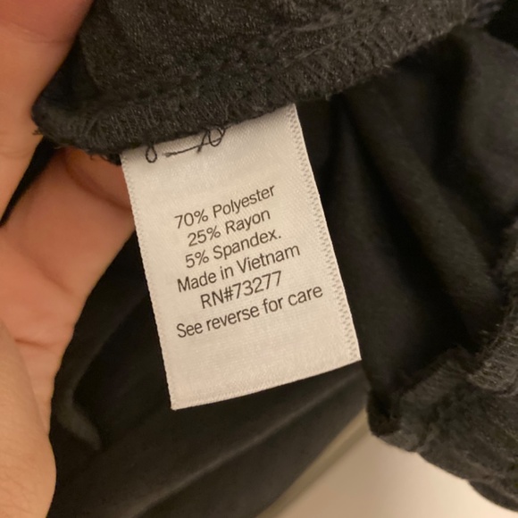 Nine West Twill Pintuck Jogger Pants Pull On Crop - Picture 4 of 6